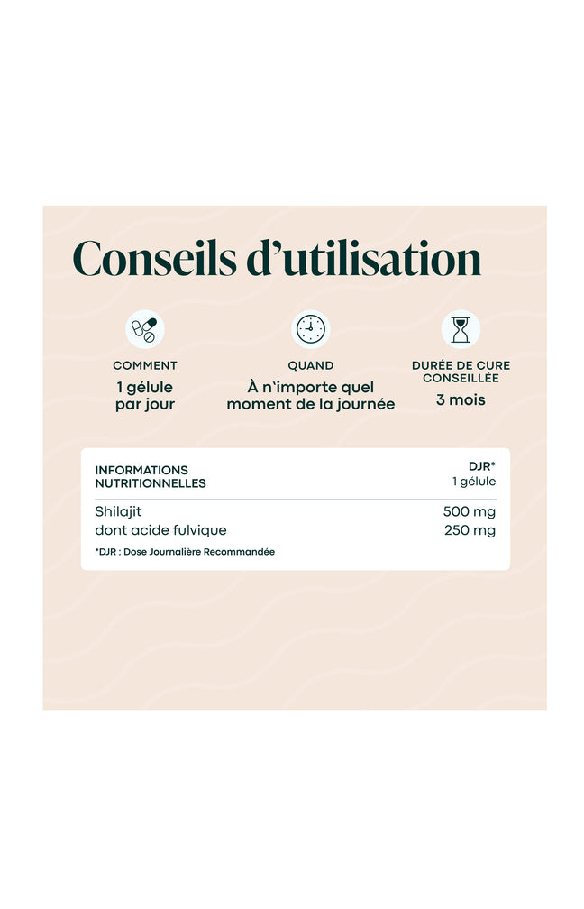 Shilajit - Système nerveux & immunité - 2 mois
