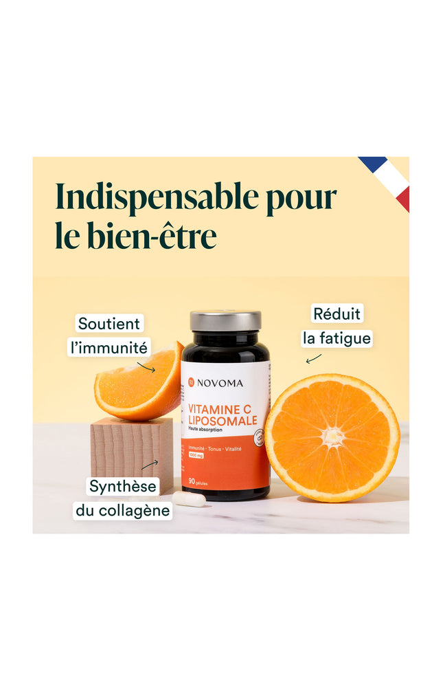 Vitamine C liposomale - Immunité & tonus - 1 mois