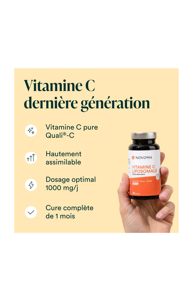 Vitamine C liposomale - Immunité & tonus - 1 mois