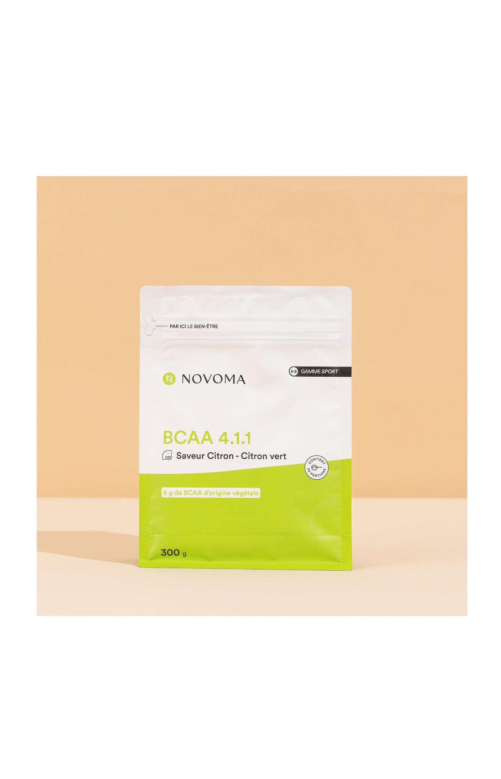 BCAA 4.1.1 en poudre - Sport - Saveur citron - 300 g