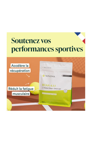 BCAA 4.1.1 en poudre - Sport - Saveur citron - 300 g