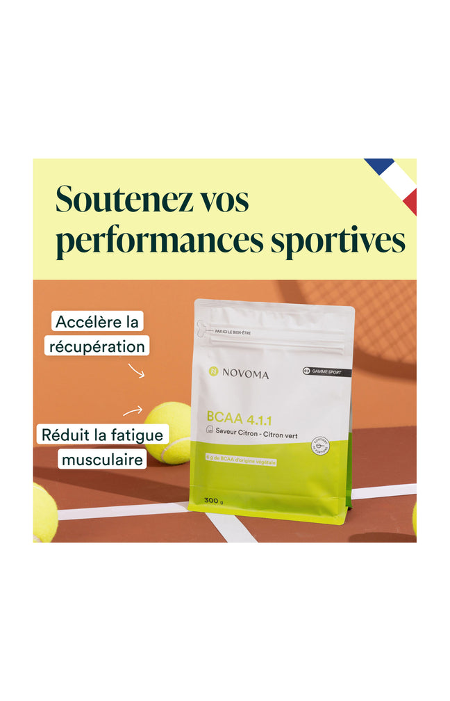 BCAA 4.1.1 en poudre - Sport - Saveur citron - 300 g