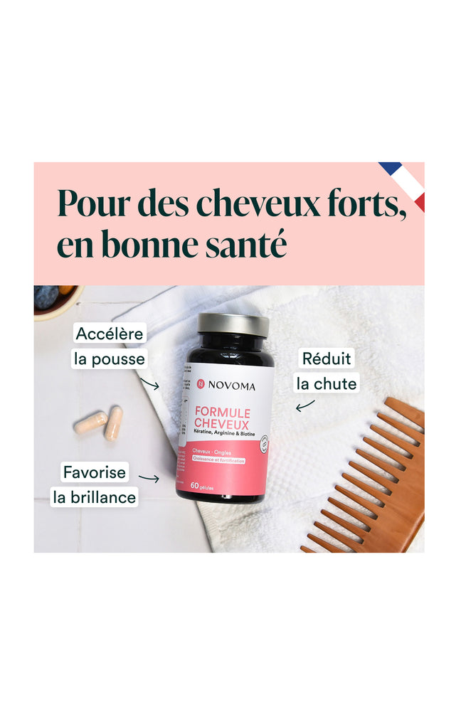 Formule Cheveux - Kératine & biotine - 1 mois