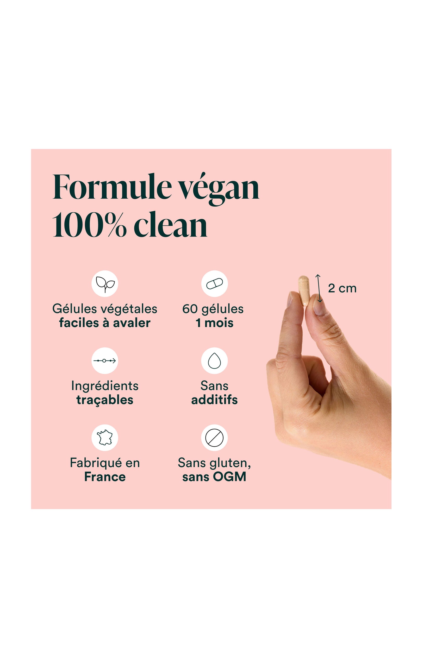 Formule Cheveux - Kératine & biotine - 1 mois