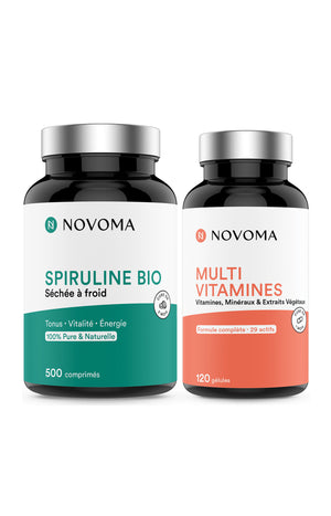 Pack Sport - Spiruline Bio & multivitamines