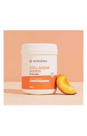 Collagène Marin - Peau & articulations - Saveur pêche - 3 x 28 jours