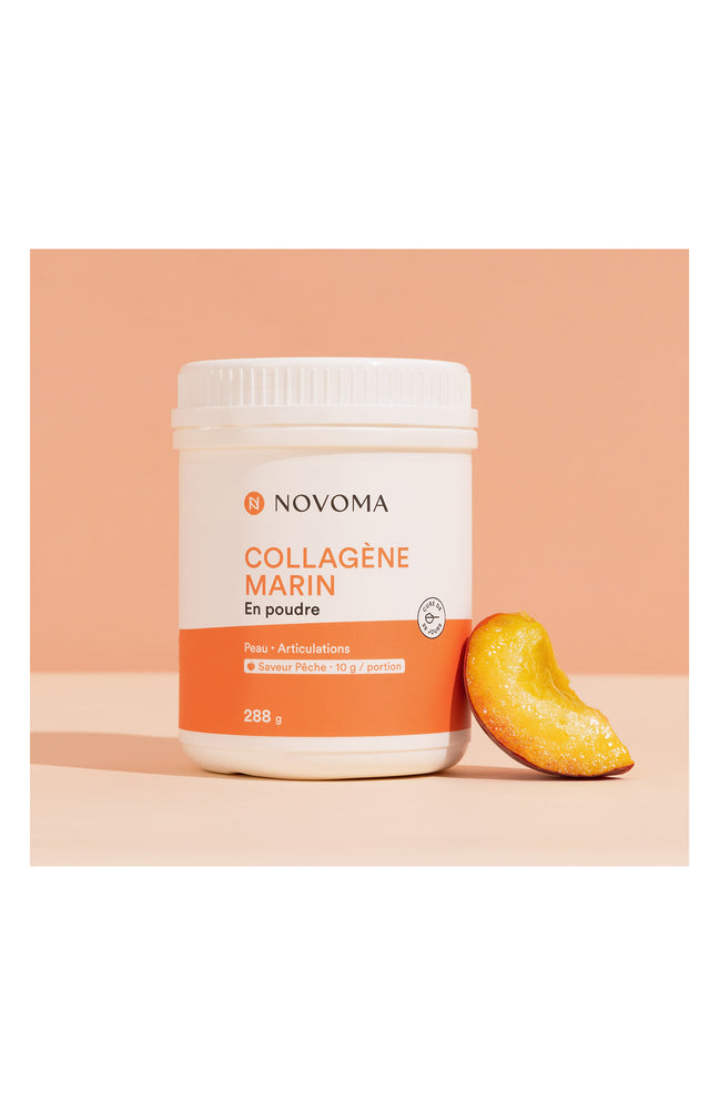 Collagène Marin - Peau & articulations - Saveur pêche - 3 x 28 jours