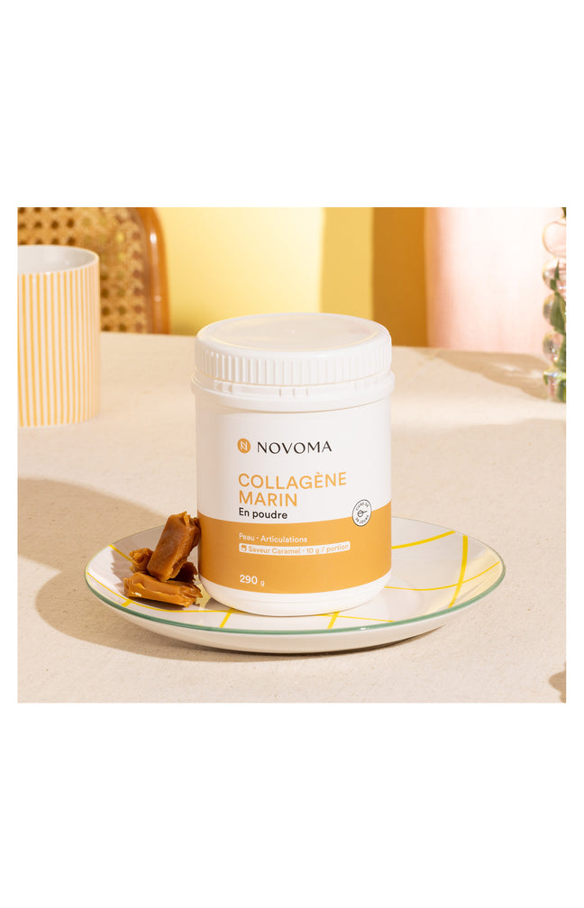 Collagène Marin - Peau & articulations - Saveur caramel - 3 x 28 jours