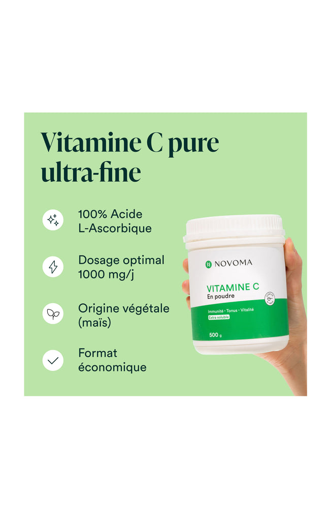Vitamine C en poudre - Immunité & tonus - 1 kg