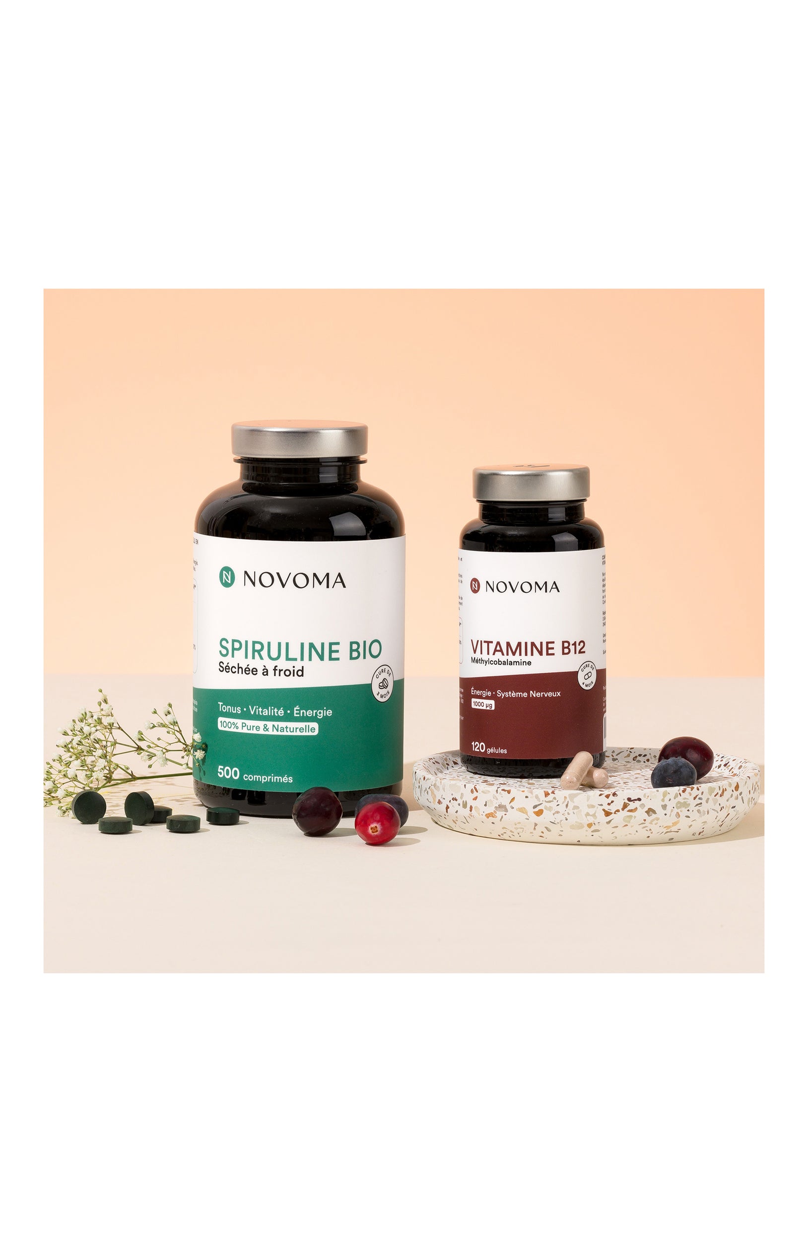 Pack Végan - Spiruline Bio & vitamine B12