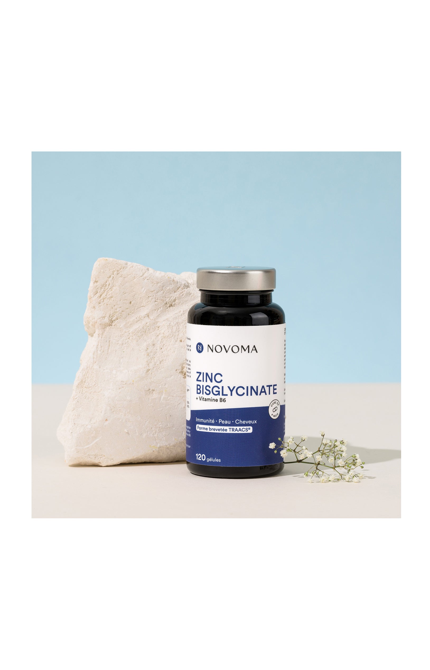 Zinc Bisglycinate - Immunité, peau & cheveux - 2 mois