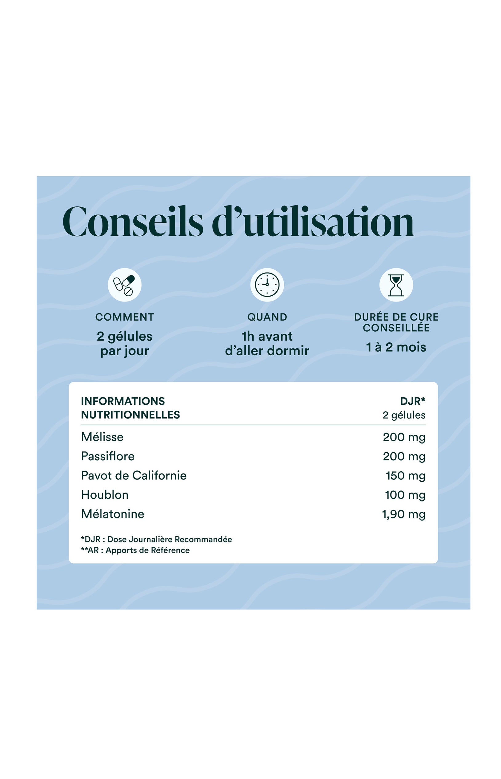 Formule Sommeil - Mélatonine - 45 nuits