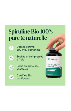 Spiruline Bio - Tonus & vitalité - 3 mois