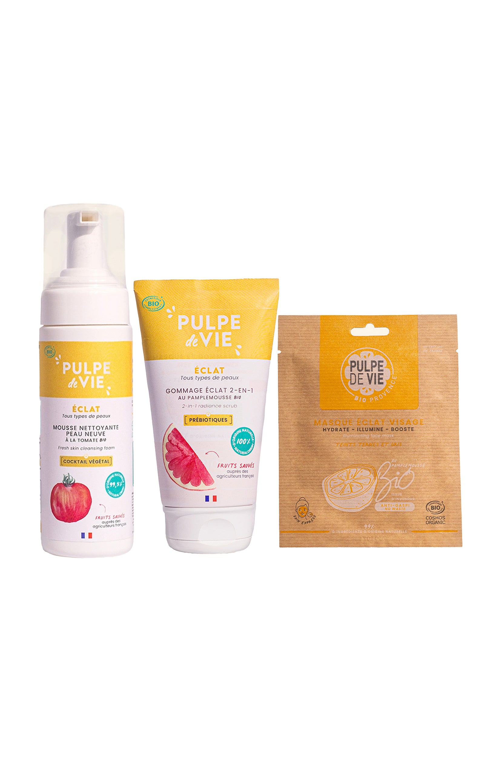 Routine soins - Eclat & énergie - 3 produits