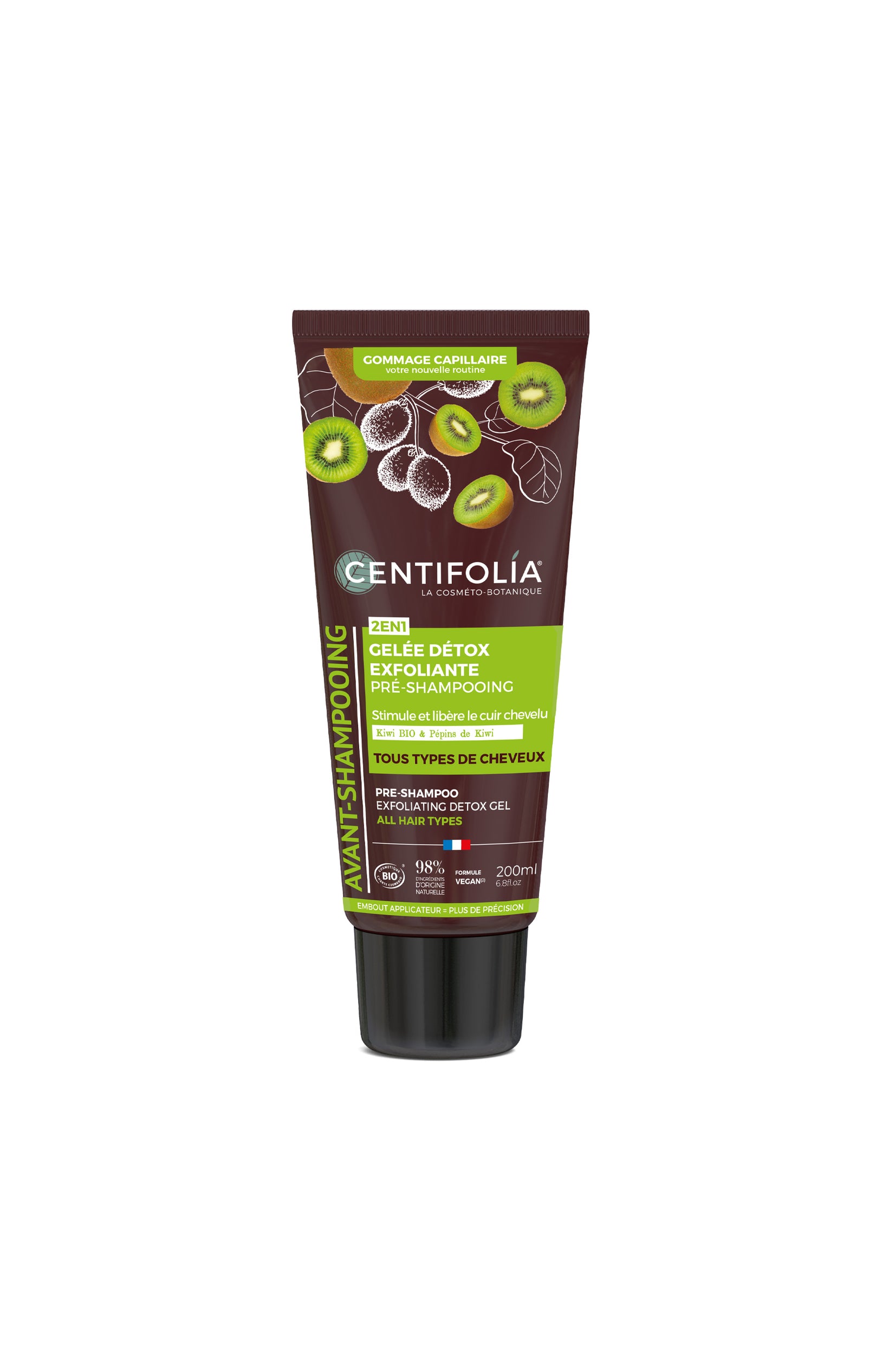 Pré-shampoing exfoliant - Kiwi - 200 ml