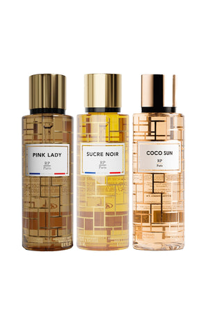 Trio brumes parfumées iconiques - 3 x 250 ml