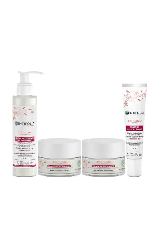 Routine anti-âge jour & nuit bio - Lys active - Visage - 4 produits