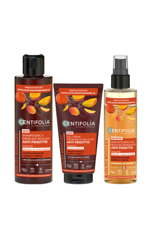 Routine cheveux bouclés bio - Mangue - 3 produits