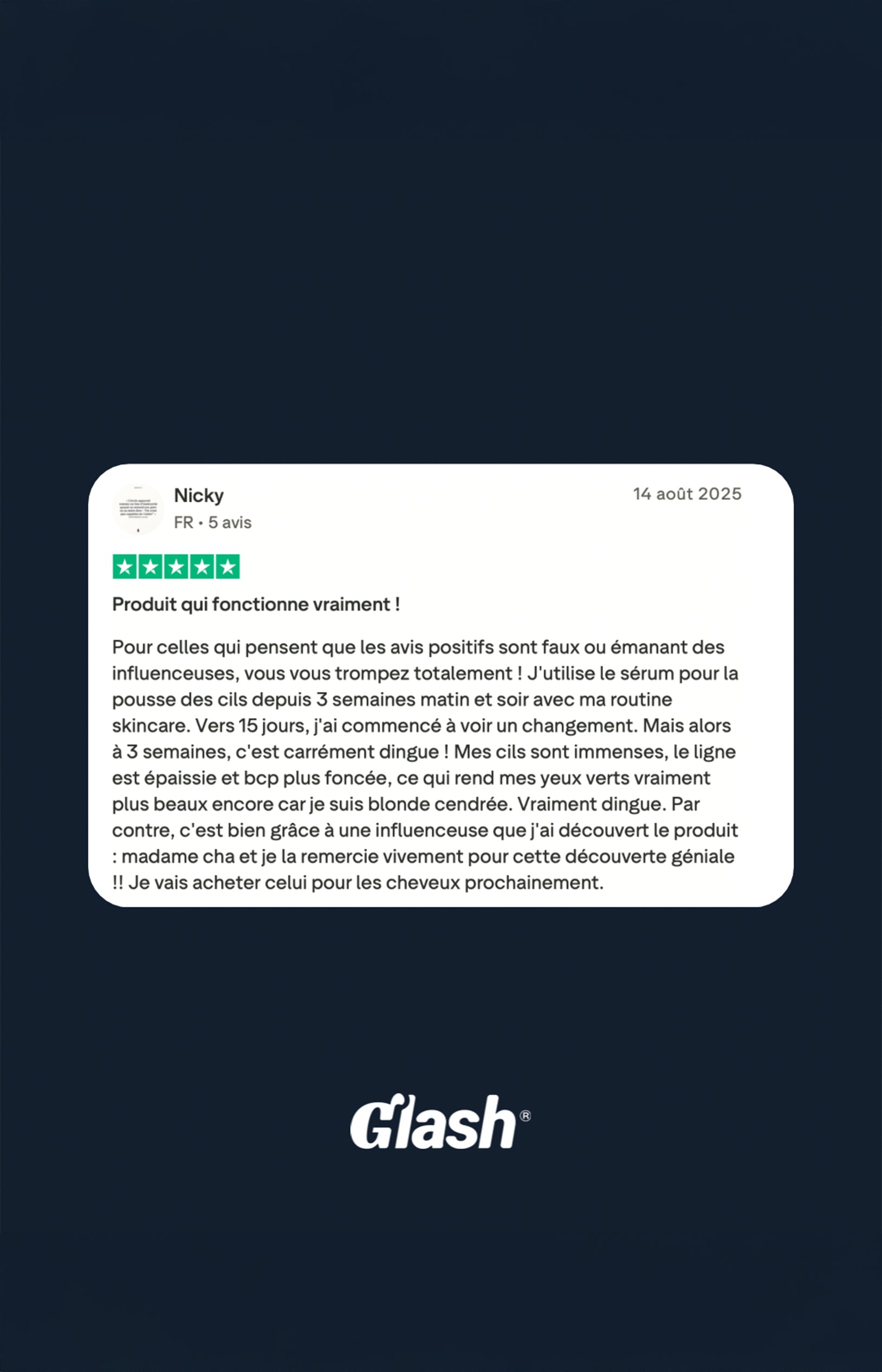 Sérum de croissance pour cils - G'Lash - 3 ml