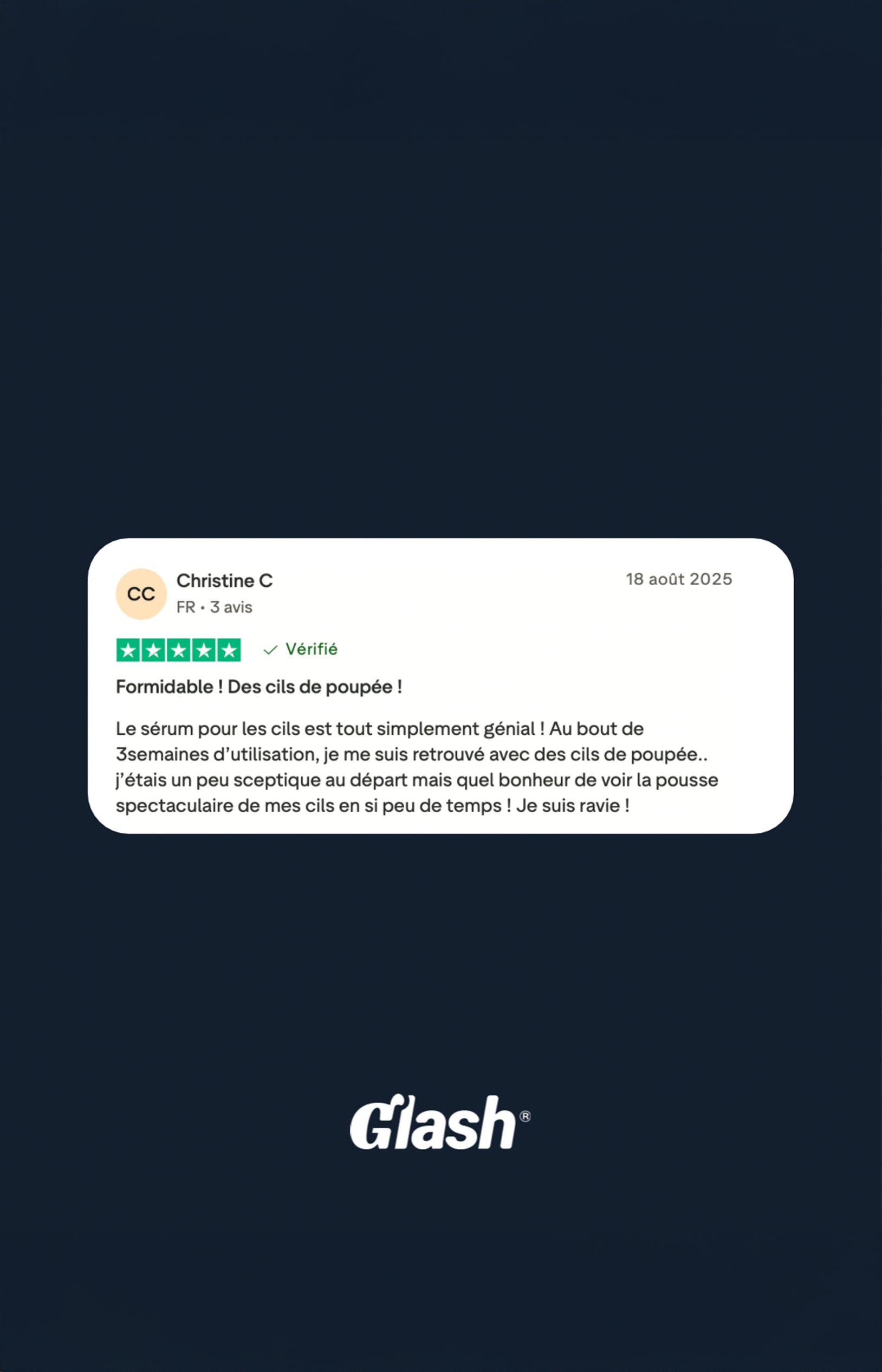 Sérum de croissance pour cils - G'Lash - 3 ml