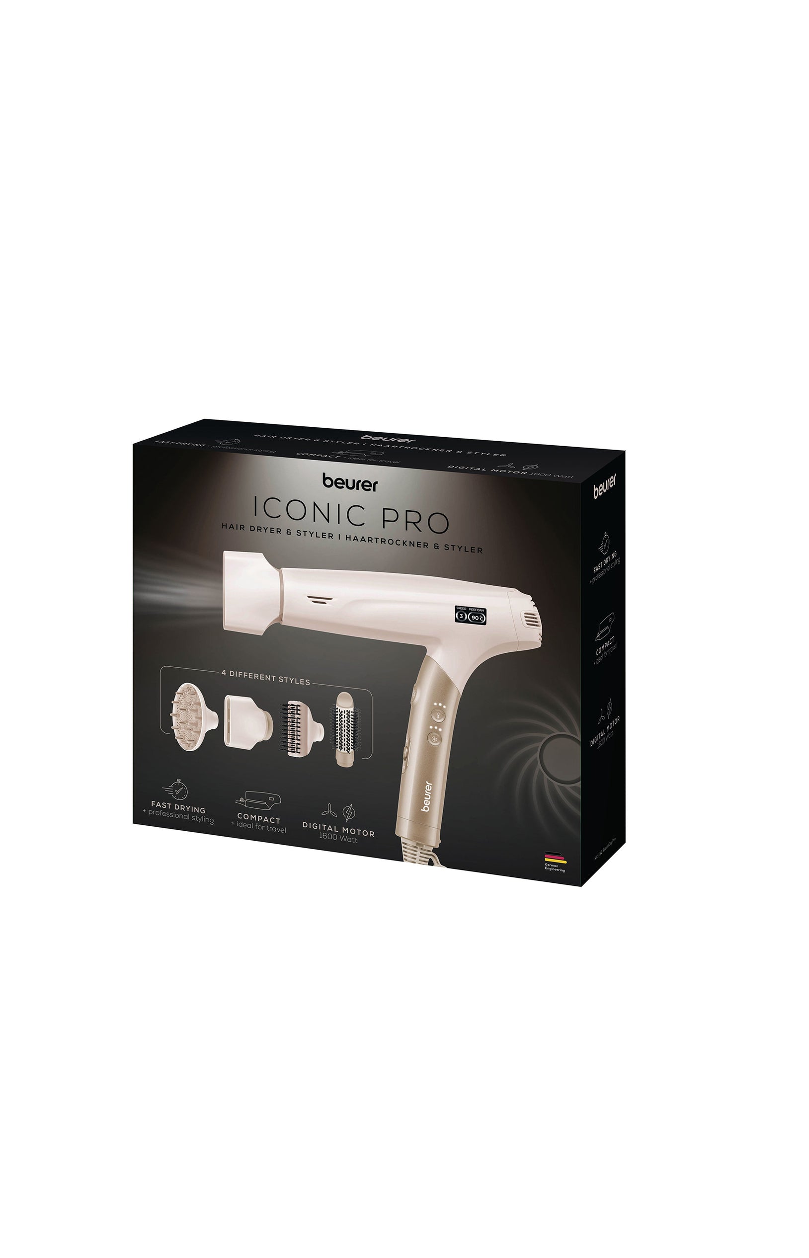 Sèche-cheveux premium pliable - Iconic pro