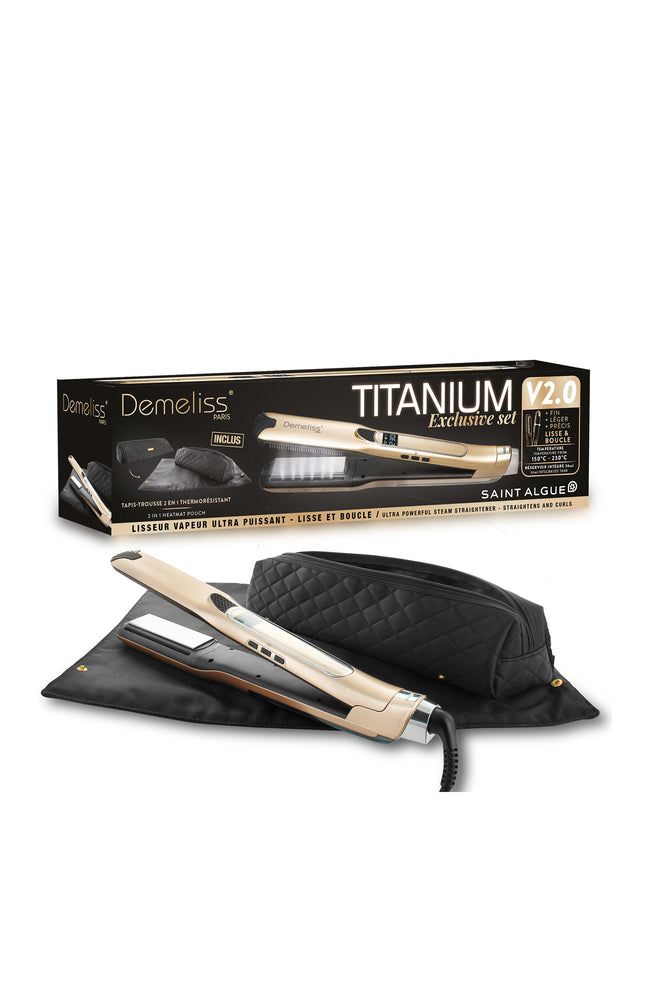 Coffret exclusif - Lisseur Titanium 2.0