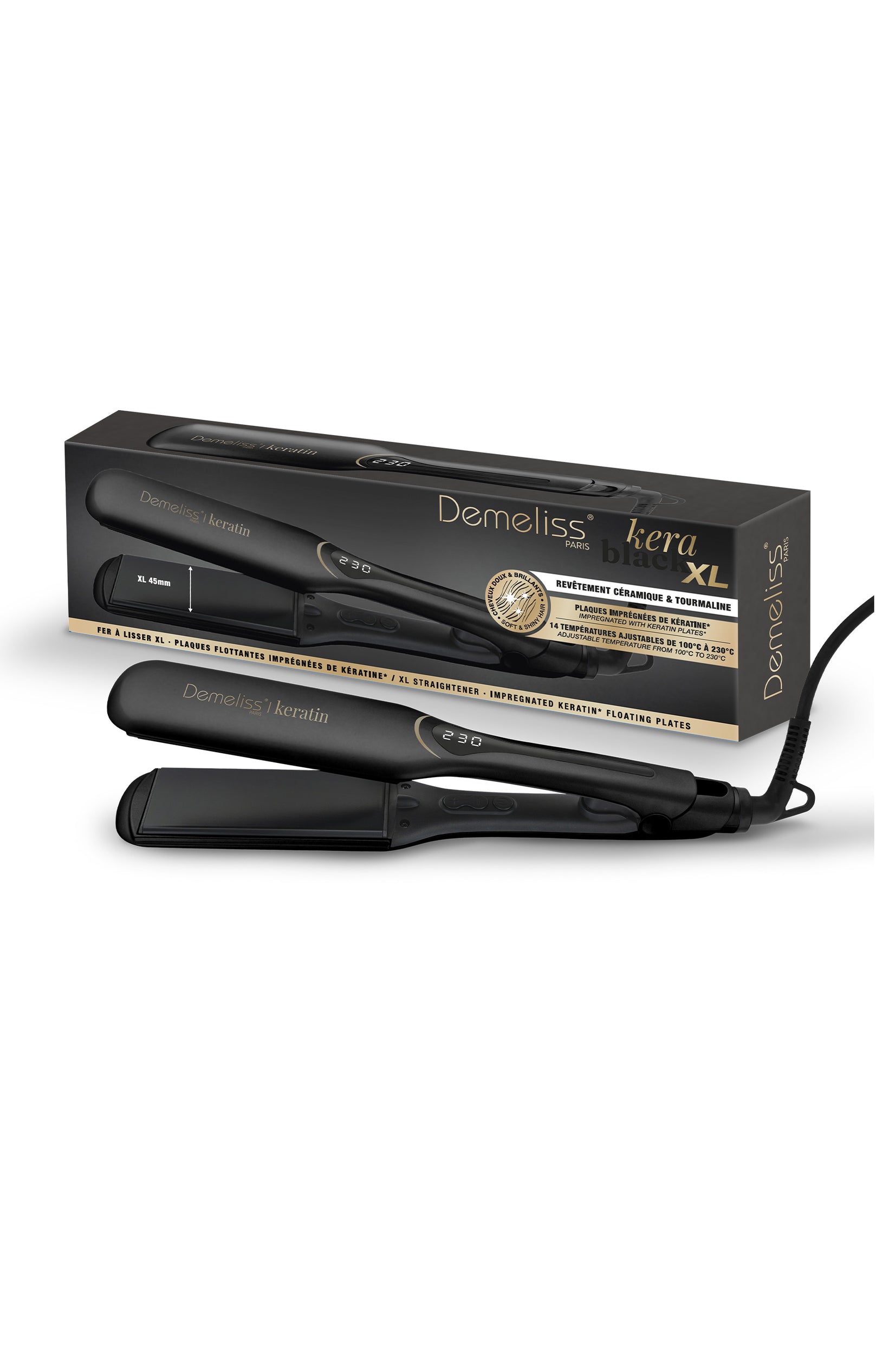 Lisseur Kerablack XL - Noir