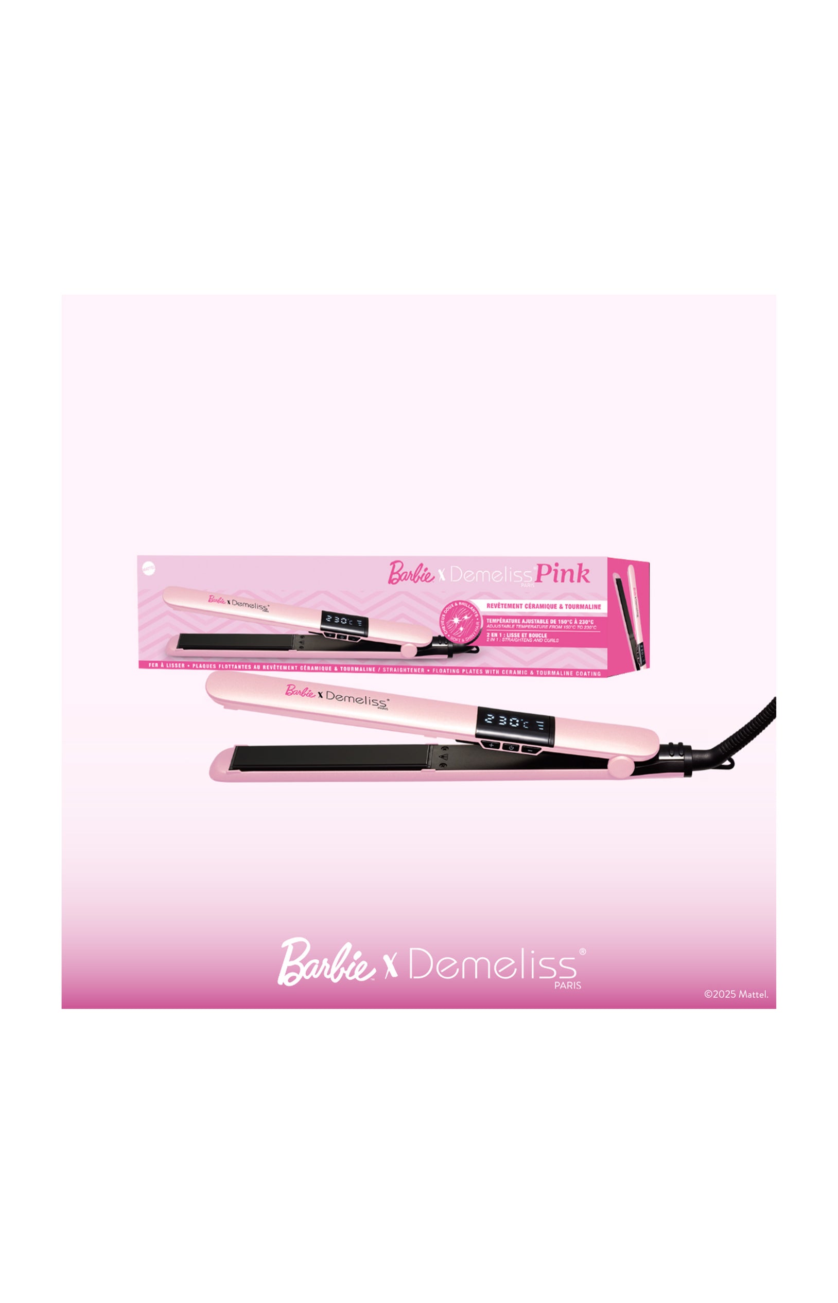 Lisseur Barbie - Rose