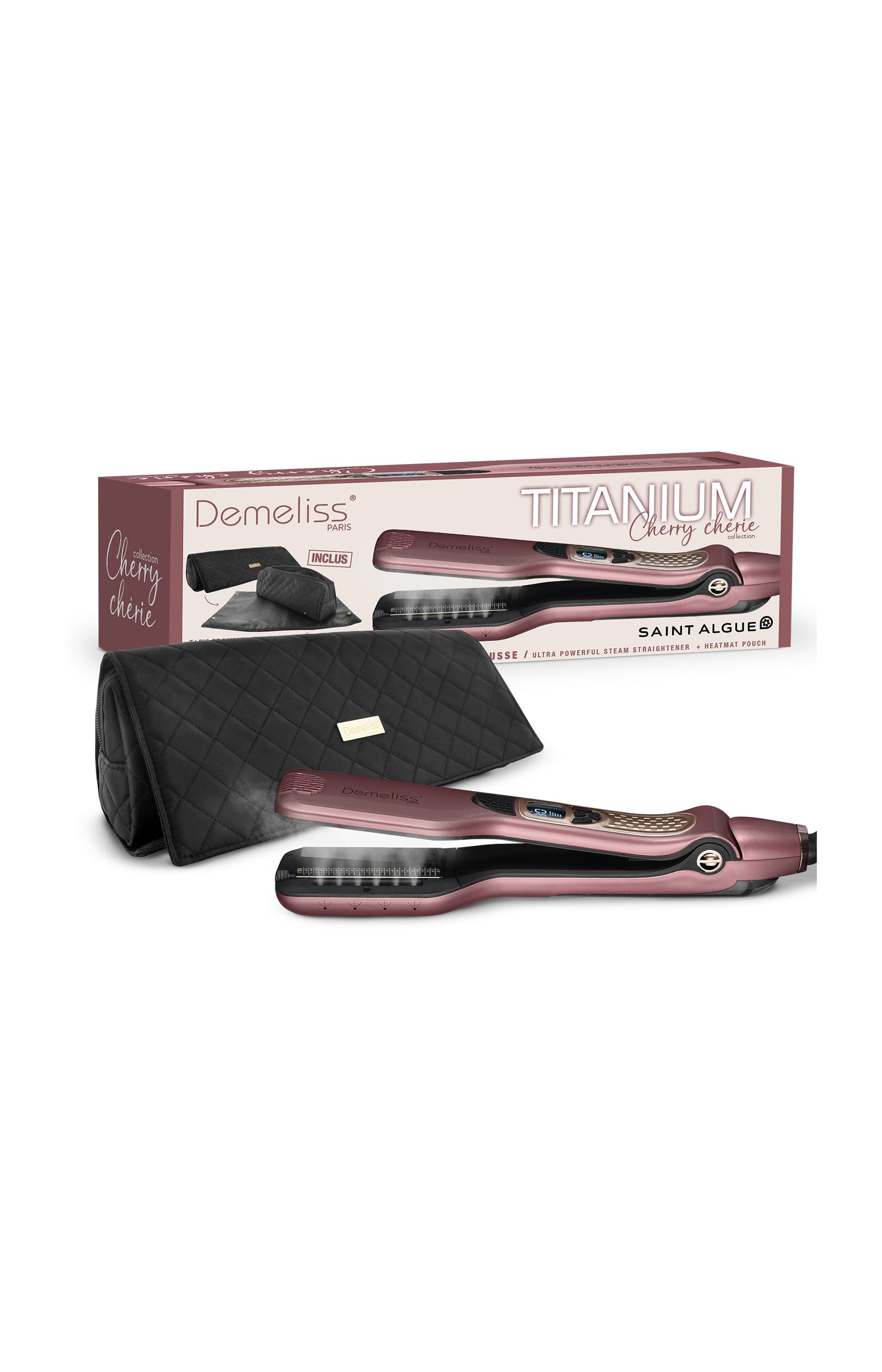 Lisseur vapeur 230°C - Cherry Chérie