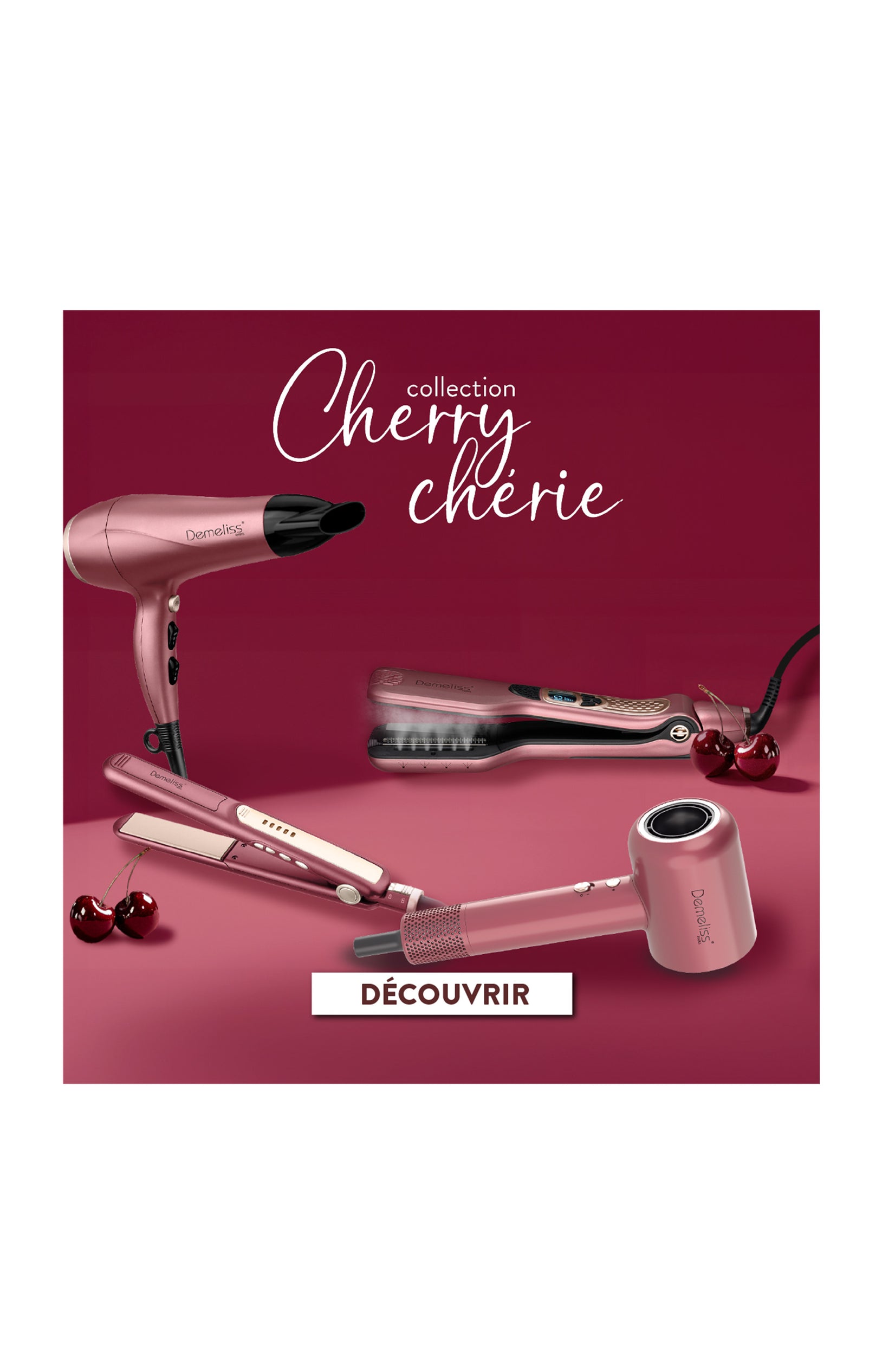 Sèche cheveux coiffant - Cherry Chérie