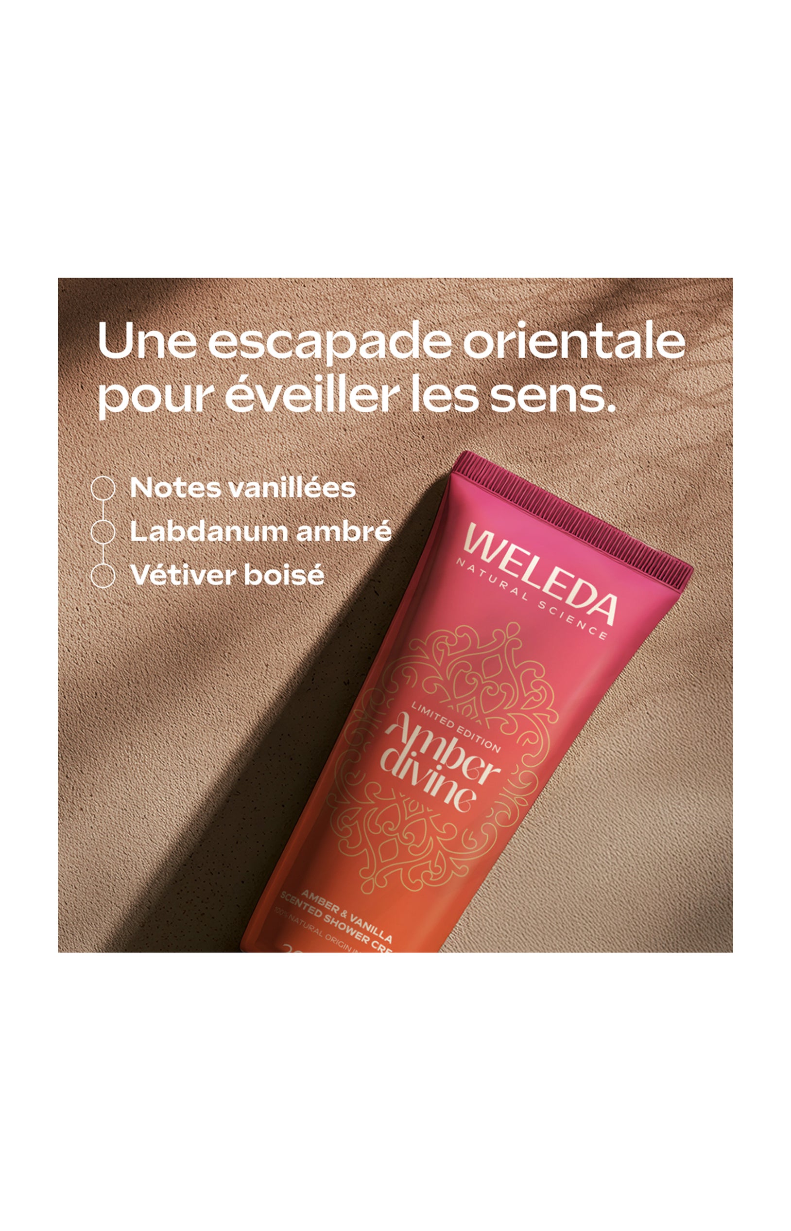 Crème de douche - Ambre & vanille - 200 ml