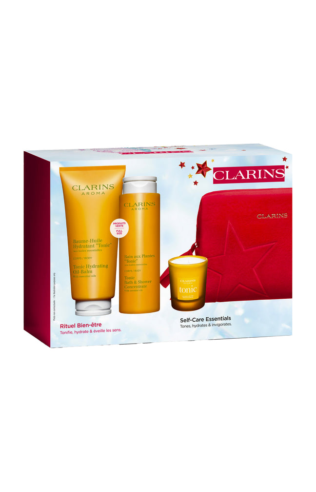 Coffret Aroma Baume-Huile Hydratant "Tonic" & Bain aux plantes Tonic "Tonic"