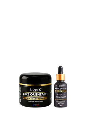 Duo anti repousse - Huile & cire