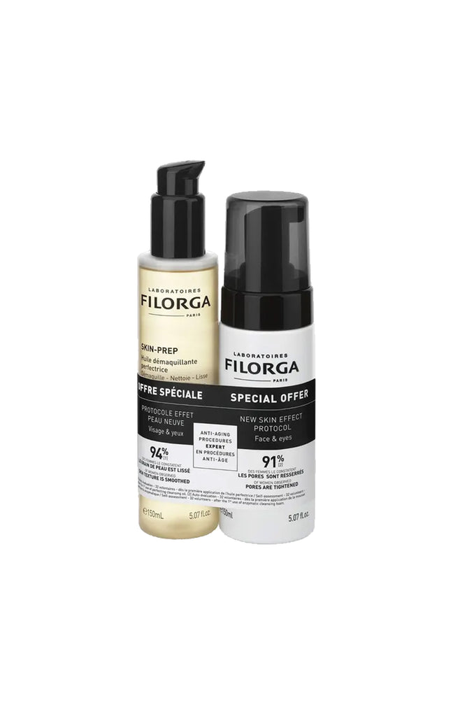 Huile démaquillante & mousse nettoyante - Skin Prep - 2 produits