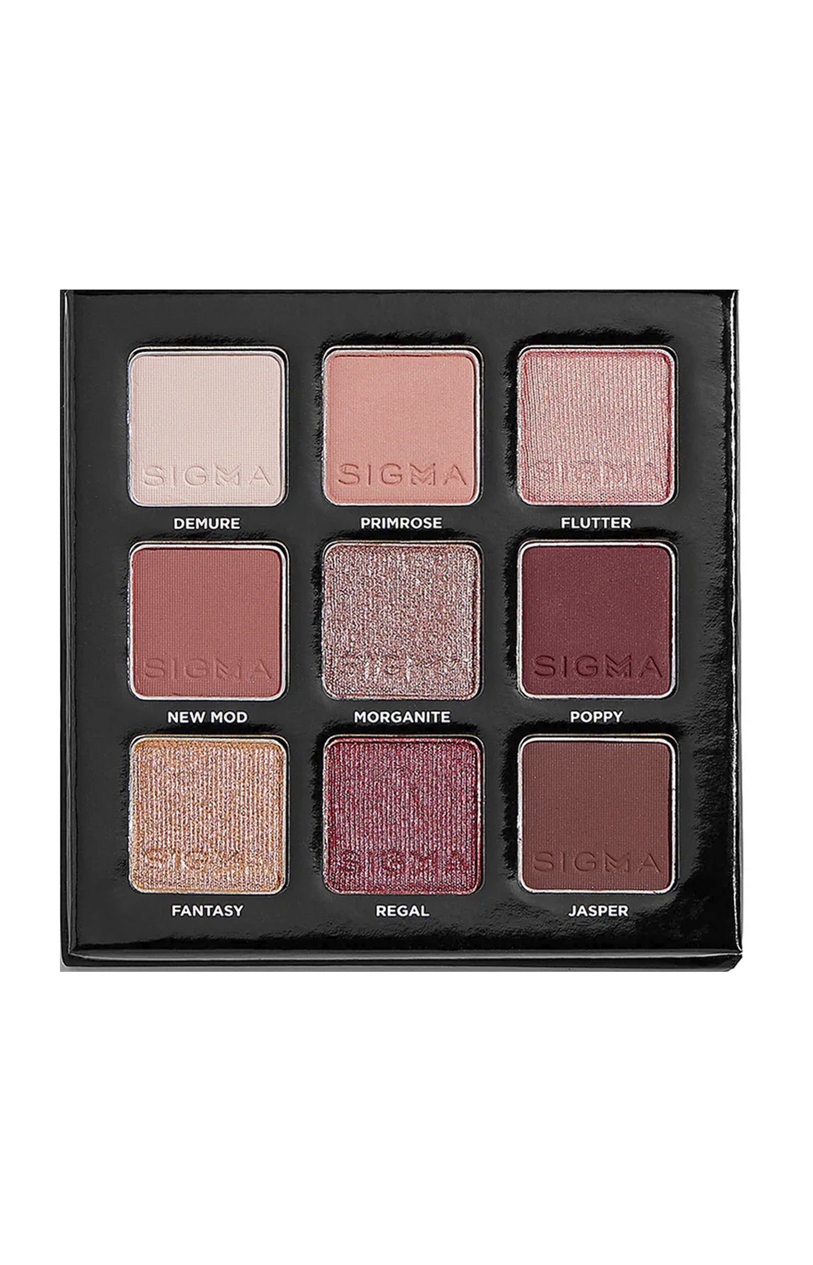 Palette de 9 ombres à paupières - Rosy