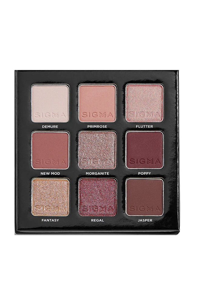 Palette de 9 ombres à paupières - Rosy
