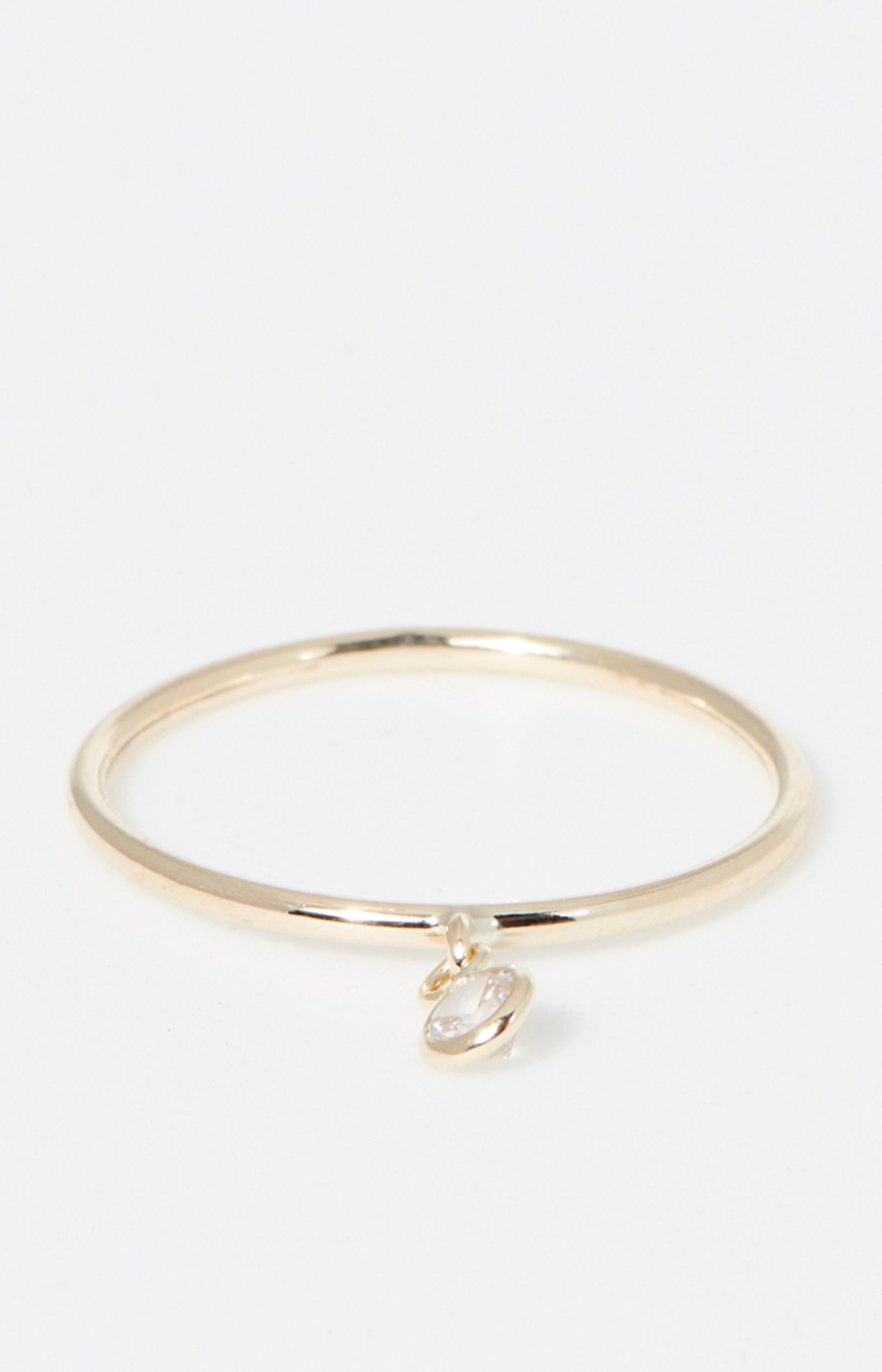 Bague Pierette - Or jaune 375/1000 & Zirconium