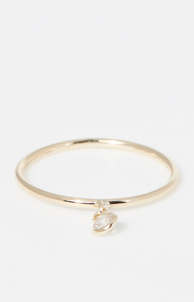 Bague Pierette - Or jaune 375/1000 & Zirconium