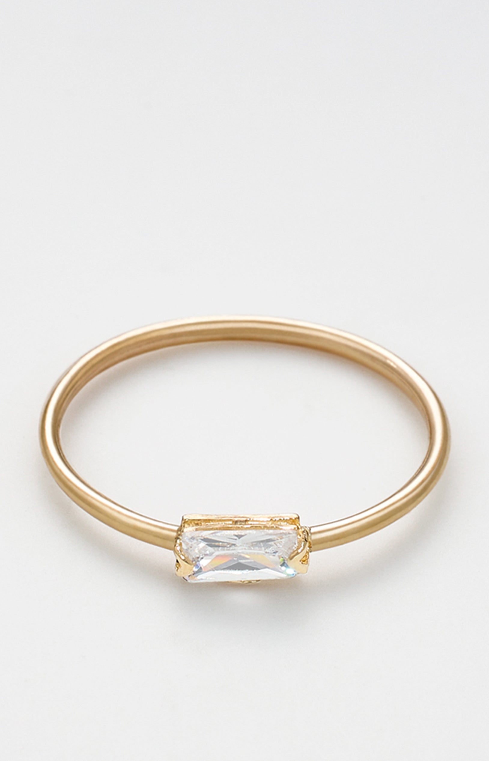 Bague Ivy - Or Jaune 375/1000 & Zirconium