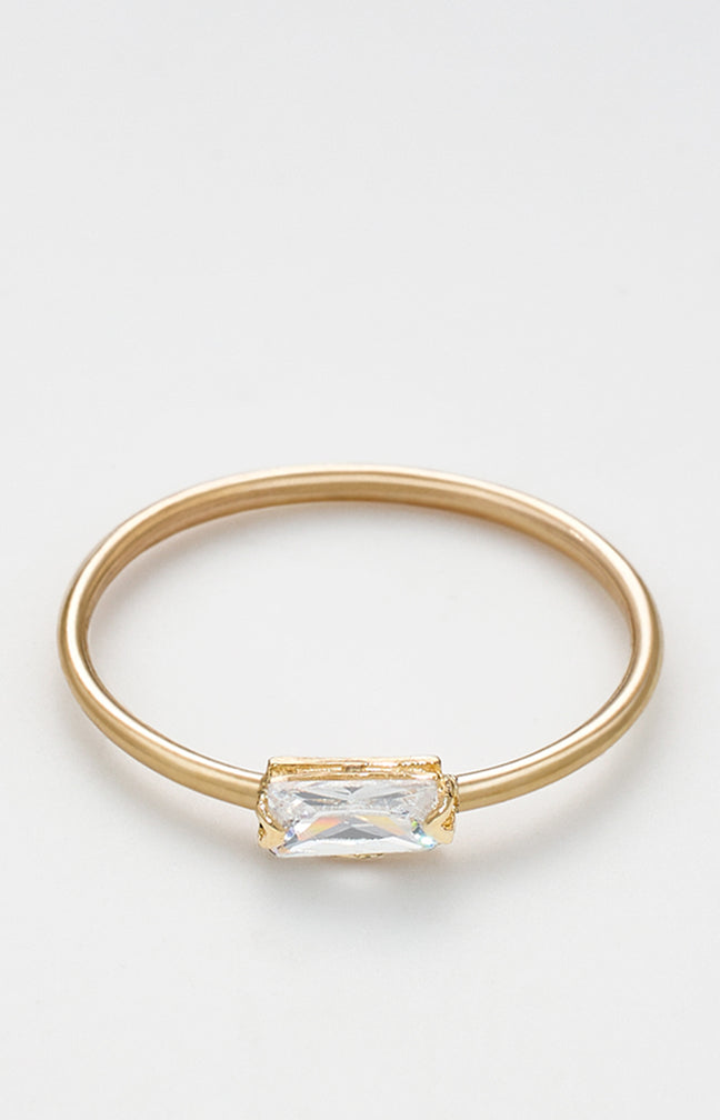 Bague Ivy - Or Jaune 375/1000 & Zirconium