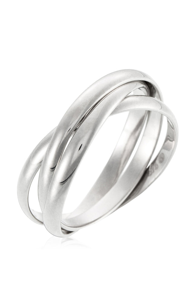 Bague Saturna - Or Blanc 375/1000