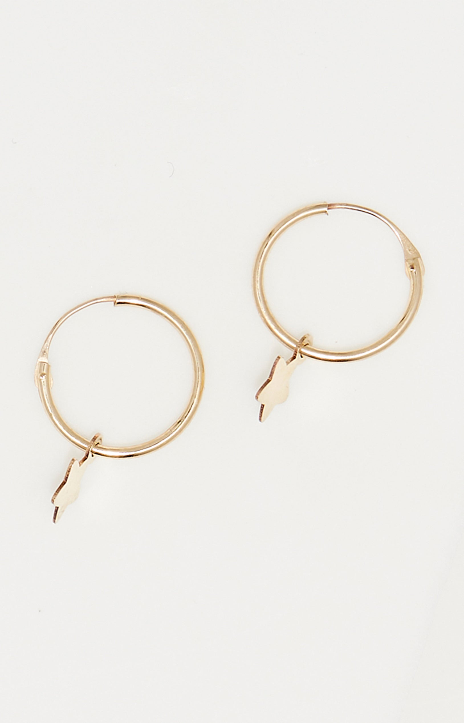 Boucle d'oreilles Etoile - Or Jaune 375/1000