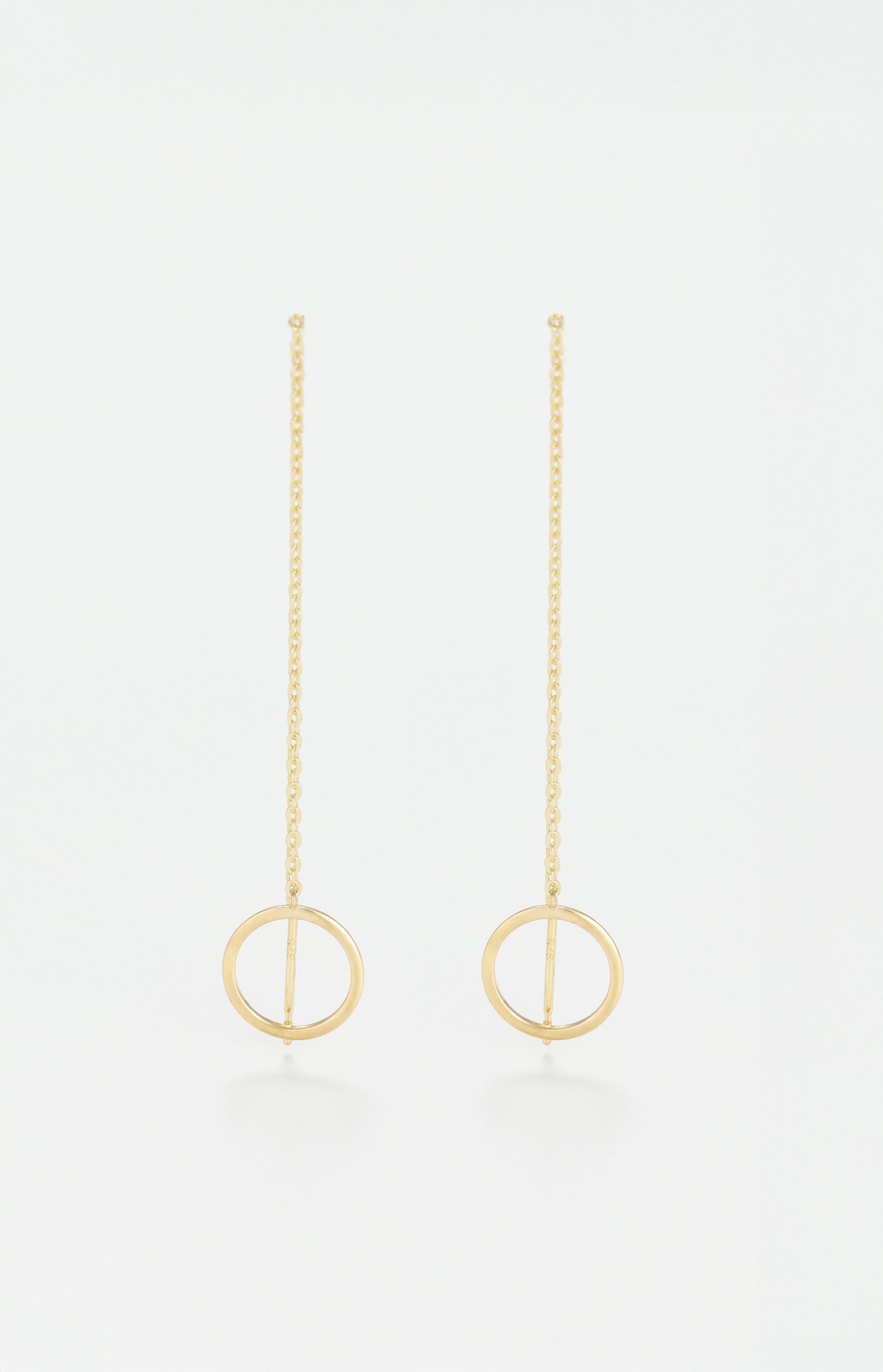 Boucle d'oreilles Cercles imaginaires - Or Jaune