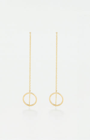Boucle d'oreilles Cercles imaginaires - Or Jaune