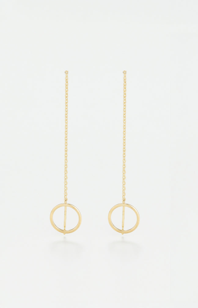 Boucle d'oreilles Cercles imaginaires - Or Jaune