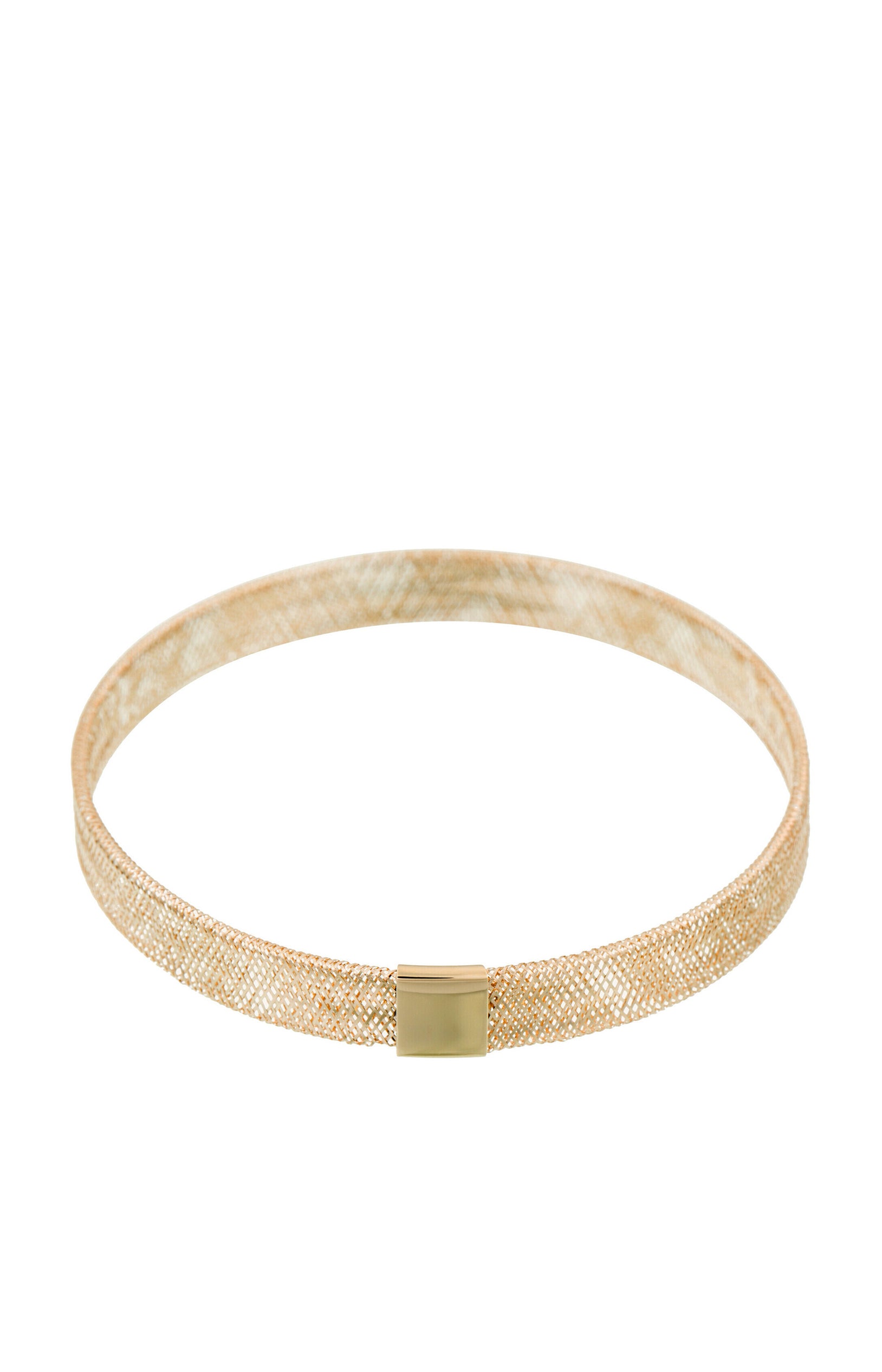 Bracelet Maille Tissée - Or jaune 375/1000