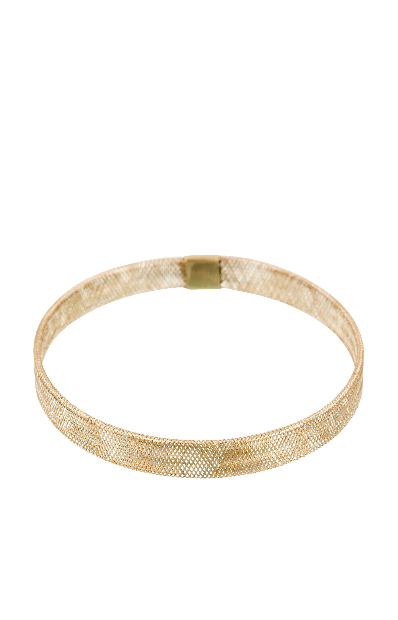 Bracelet Maille Tissée - Or jaune 375/1000