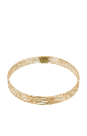 Bracelet Maille Tissée - Or jaune 375/1000