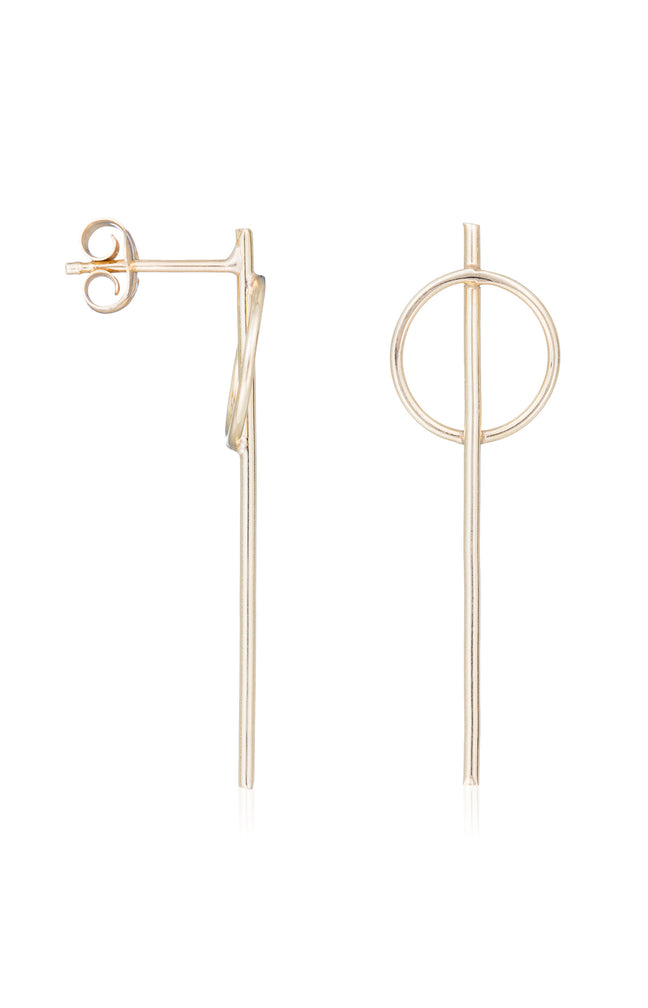 Boucles d'oreilles Epées - Or Jaune 375/1000