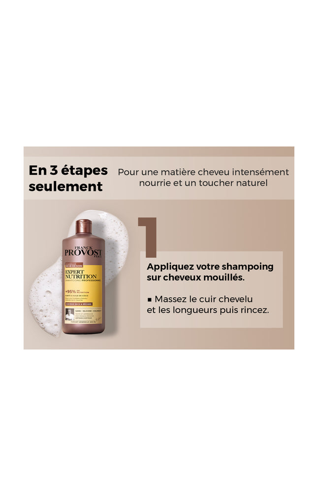 Shampoing - Karité & Huile de coco - Cheveux secs & rèches